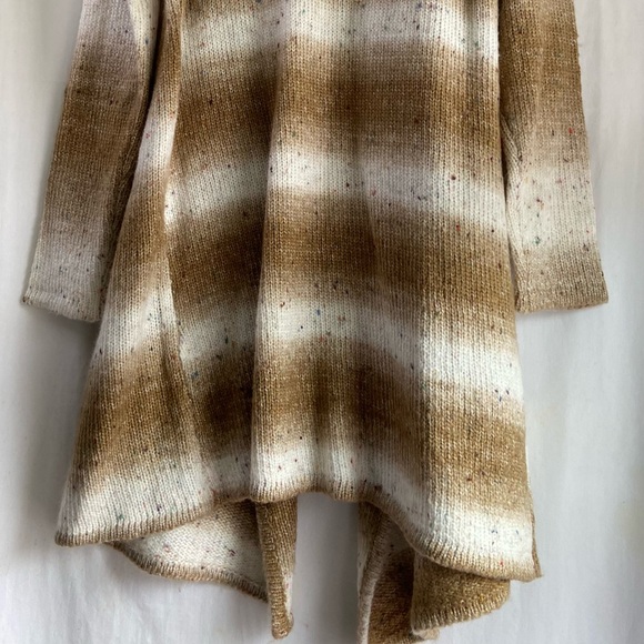 DESIGNHISTORY speckled ombre’ waterfall cardigan SZ  L - Picture 3 of 7